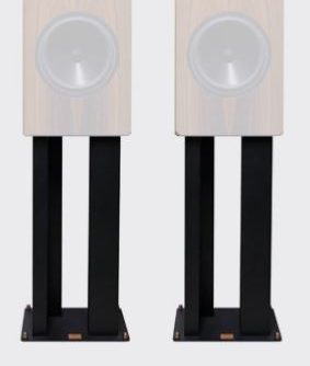 Schwarze Ständer für Audio Note (UK) eigens für die AN-K Lautsprecherserie gemacht.